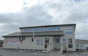  Frankie’s fish and chip shop, Brae.