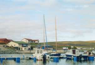 Moored up in the marina, with a pint and hot showers waiting in the clubhouse!